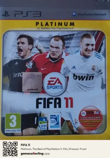 FIFA 11 PlayStation 3, France box front