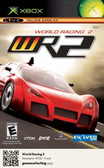 World Racing 2 Xbox, NTSC box front