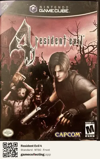 Resident Evil 4 Nintendo GameCube, NTSC box front
