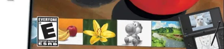 Art Academy, the ESRB box on its front