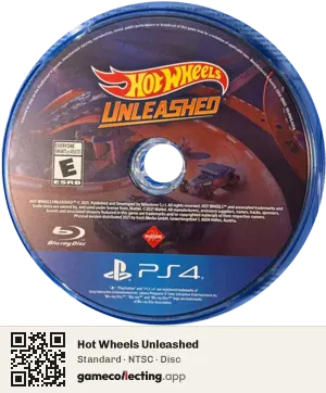 Hot Wheels Unleashed PlayStation 4, NTSC disc