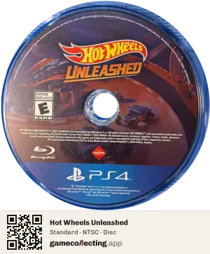 Hot Wheels Unleashed PlayStation 4, NTSC disc