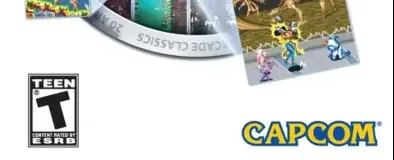 Capcom Classics Collection Remixed, the ESRB box on its front