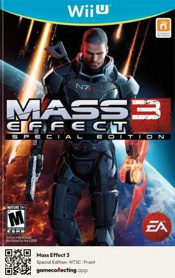 Mass Effect 3 Nintendo Wii U, NTSC box front
