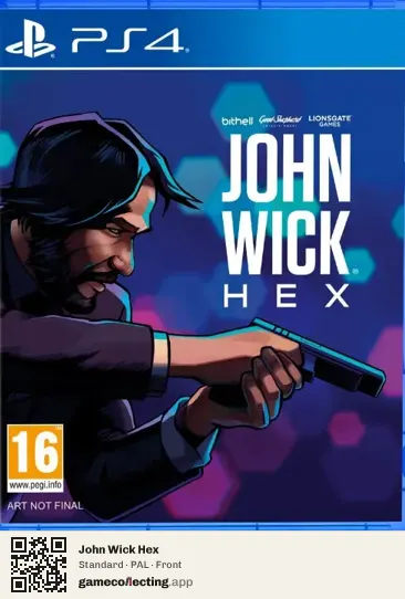 John Wick Hex PlayStation 4, PAL box front