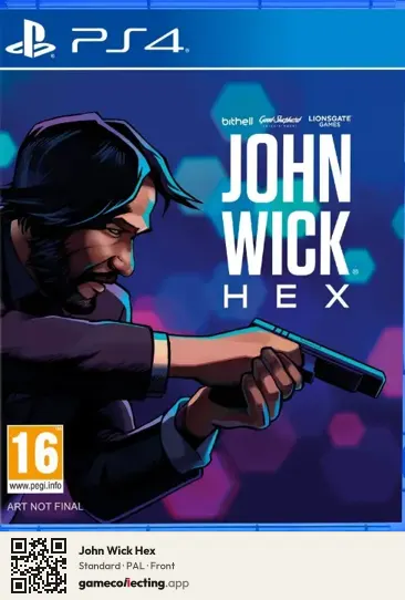 John Wick Hex PlayStation 4, PAL box front