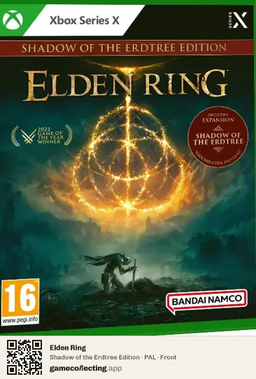 Elden Ring Xbox Series X, PAL box front