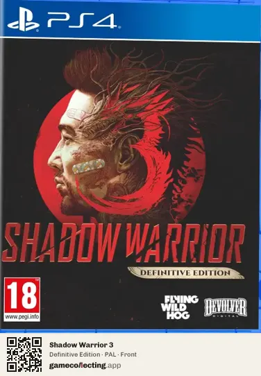 Shadow Warrior 3 PlayStation 4, PAL box front