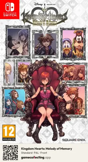 Kingdom Hearts: Melody of Memory Nintendo Switch, PAL box front