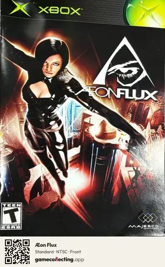 Æon Flux Xbox, NTSC box front
