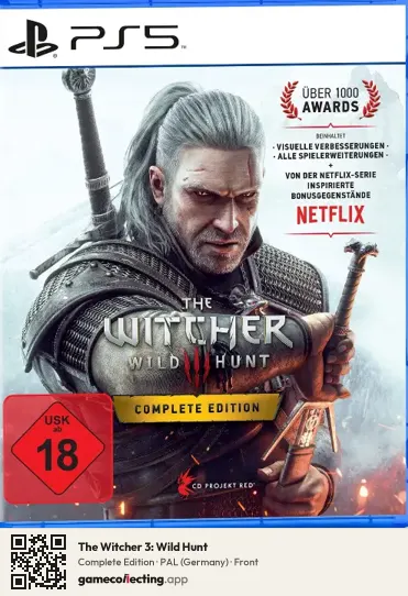 The Witcher 3: Wild Hunt PlayStation 5, Germany box front