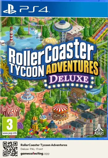 RollerCoaster Tycoon Adventures PlayStation 4, PAL box front