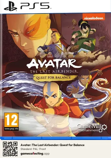 Avatar: The Last Airbender: Quest for Balance PlayStation 5, PAL box front