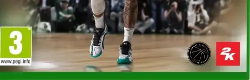 NBA 2K25, the PEGI square on its front