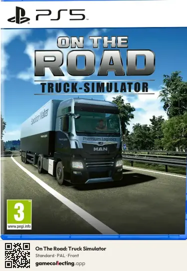 On The Road: Truck Simulator PlayStation 5, PAL box front