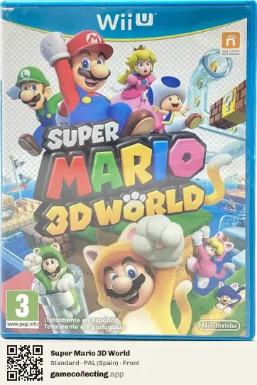 Super Mario 3D World Nintendo Wii U, Spain box front