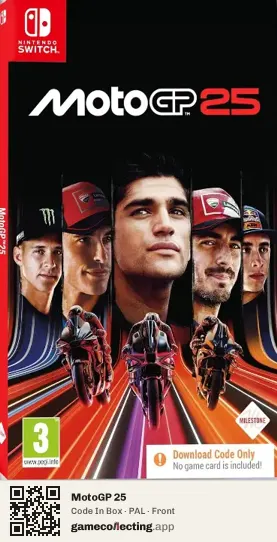 MotoGP 25 Nintendo Switch, PAL box front