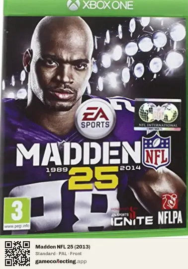 Madden NFL 25 (2013) Xbox One, PAL box front