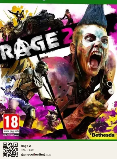 Rage 2 Xbox One, PAL box front