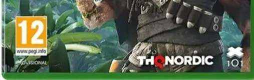 Biomutant, the PEGI square on its front