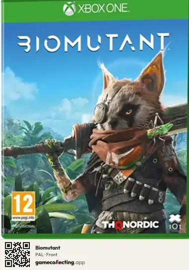Biomutant Xbox One, PAL box front