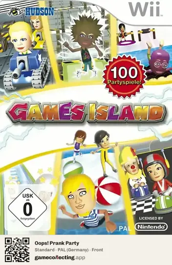 Oops! Prank Party Nintendo Wii, Germany box front