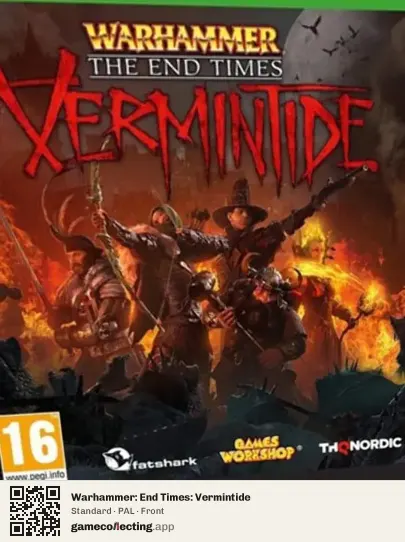 Warhammer: End Times: Vermintide Xbox One, PAL box front