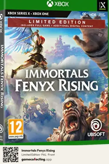 Immortals Fenyx Rising Xbox Series X, PAL box front