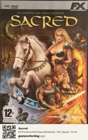 Sacred Computer, Spain box front