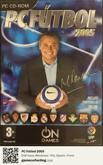 PC Fútbol 2005 Computer, Spain box front