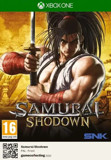 Samurai Shodown Xbox One, PAL box front