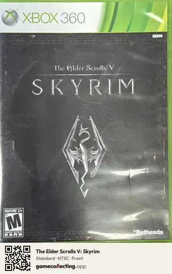 The Elder Scrolls V: Skyrim Xbox 360, NTSC box front