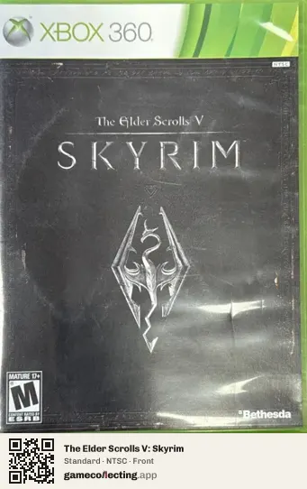 The Elder Scrolls V: Skyrim Xbox 360, NTSC box front
