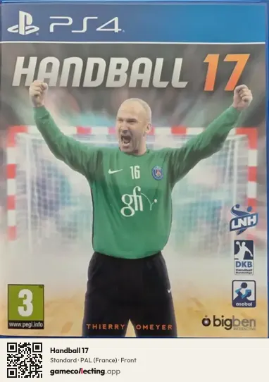 Handball 17 PlayStation 4, France box front