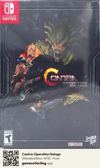Contra: Operation Galuga Nintendo Switch, NTSC box front
