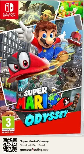 Super Mario Odyssey Nintendo Switch, PAL box front