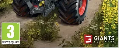 Farming Simulator 23, the PEGI square on its front