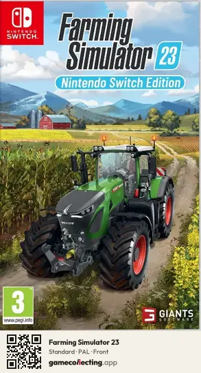 Farming Simulator 23 Nintendo Switch, PAL box front