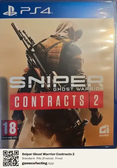 Sniper Ghost Warrior Contracts 2 PlayStation 4, France box front