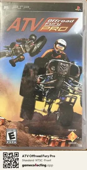 ATV Offroad Fury Pro PlayStation Portable, NTSC box front