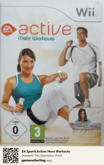EA Sports Active: More Workouts Nintendo Wii, Germany box front