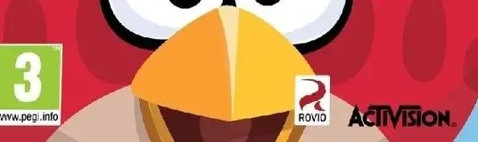 Angry Birds Trilogy, the PEGI square on its front