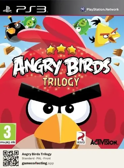 Angry Birds Trilogy PlayStation 3, PAL box front