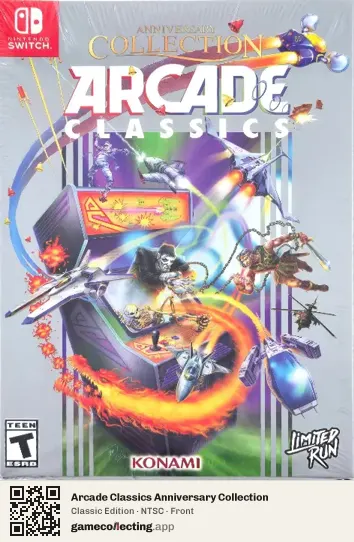 Arcade Classics Anniversary Collection Nintendo Switch, NTSC box front