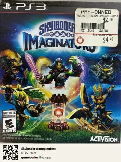 Skylanders: Imaginators PlayStation 3, NTSC box front