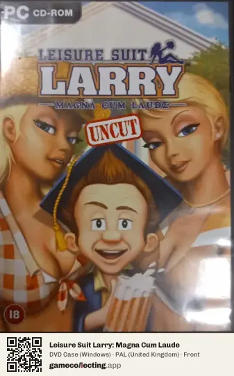 Leisure Suit Larry: Magna Cum Laude Computer, United Kingdom box front