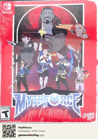 MythForce Nintendo Switch, NTSC box front
