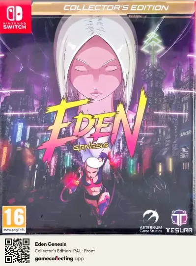Eden Genesis Nintendo Switch, PAL box front