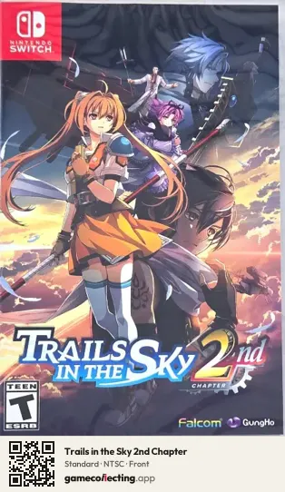 Trails in the Sky 2nd Chapter Nintendo Switch, NTSC box front