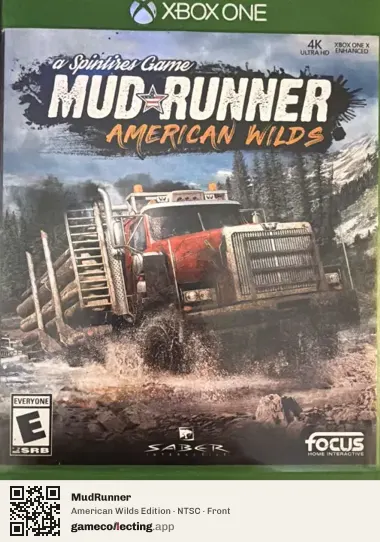 MudRunner Xbox One, NTSC box front